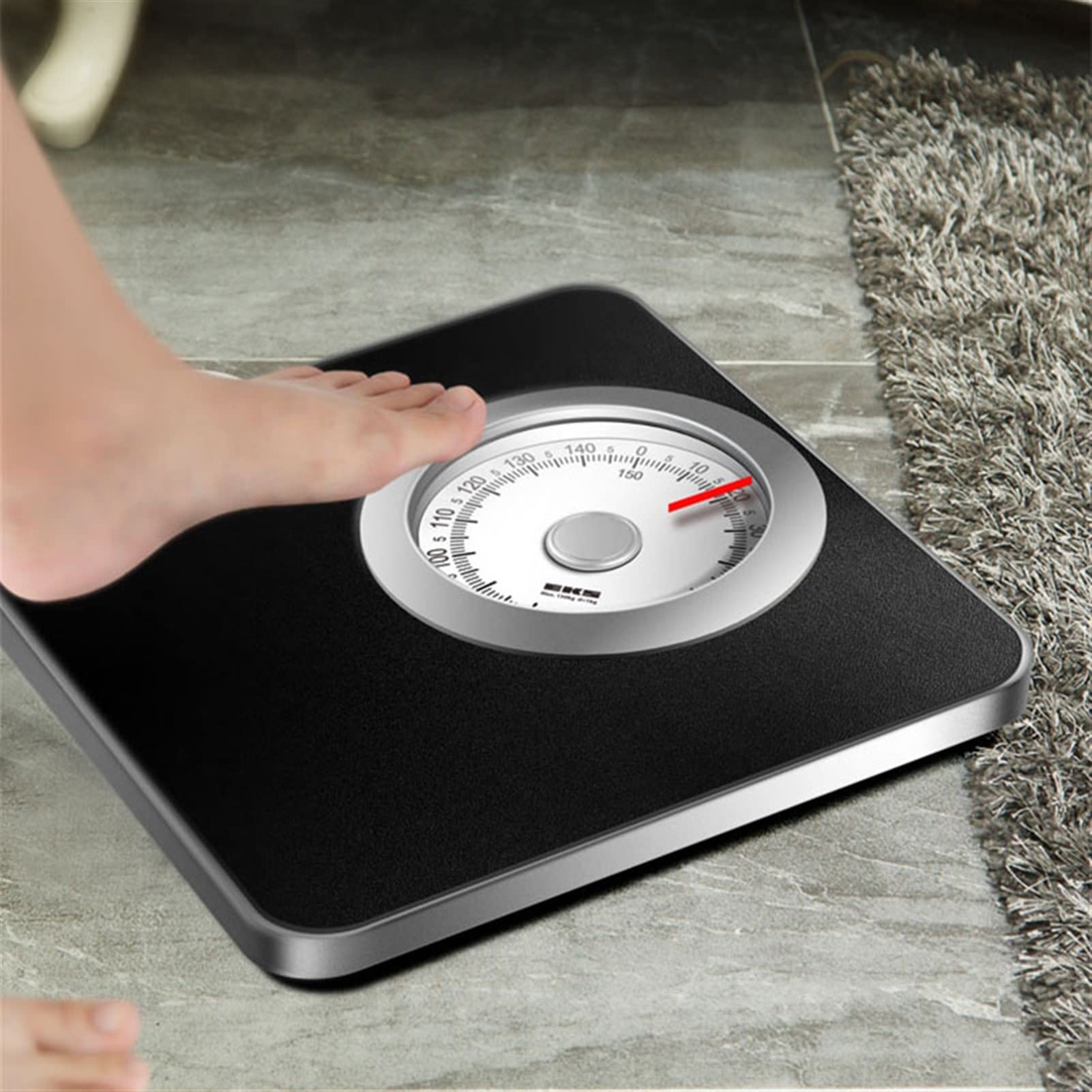 JINGYAN Cyfrowa waga osobowa Precision Mechanical Scale Smart Bathroom Body Weight Floor Home Human Spring 150 kg