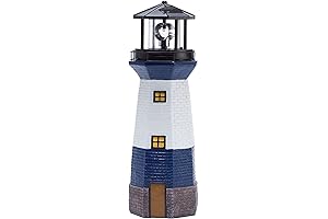 Outdoor Lighthouse for Yard | Miles Kimball Solar Lighthouse