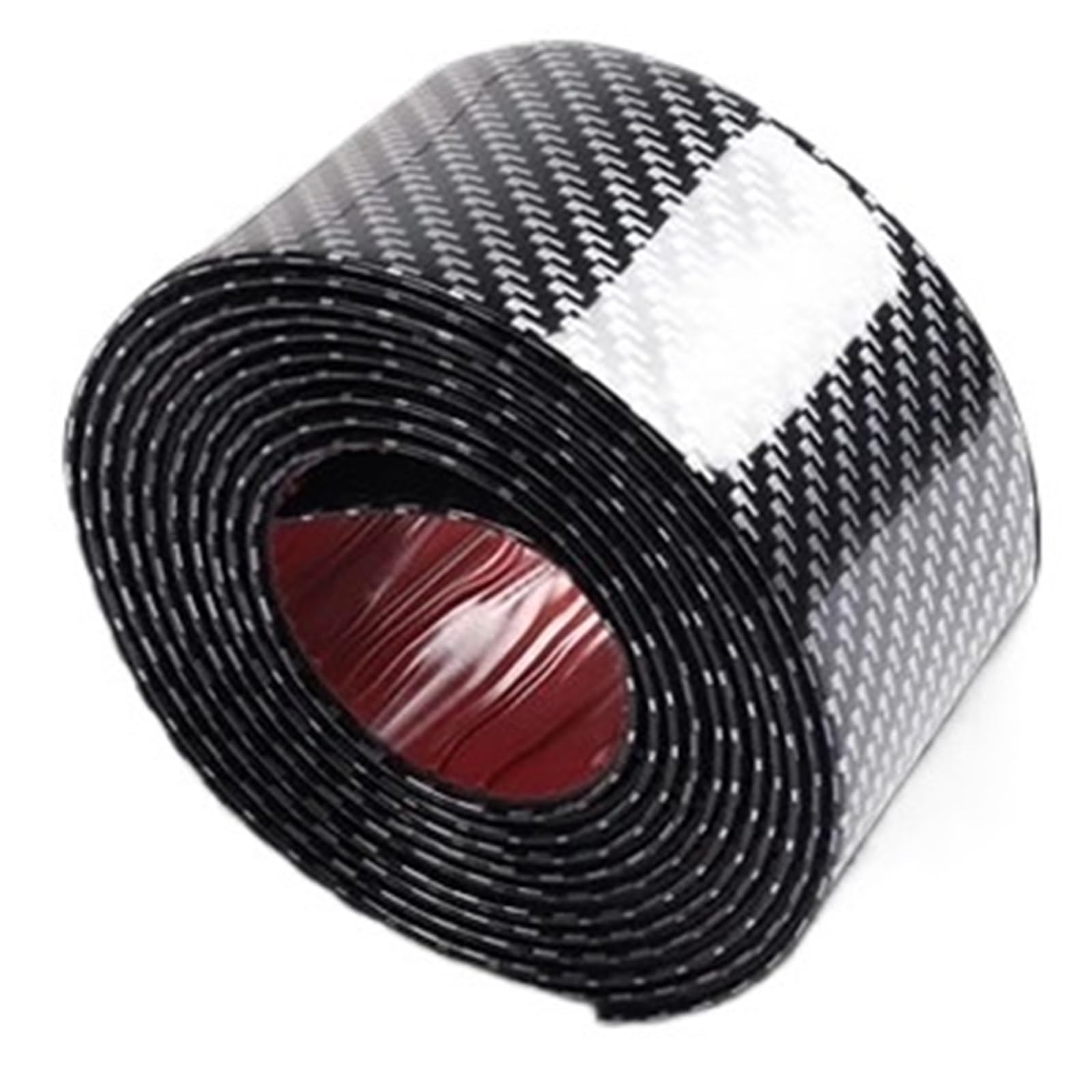 Adesivi per paraurti auto, battitacco, pellicola protettiva in vinile per carrozzeria in fibra di carbonio, antigraffio spoiler inferiore spoiler protezione(7cm 2.5m 1pc)