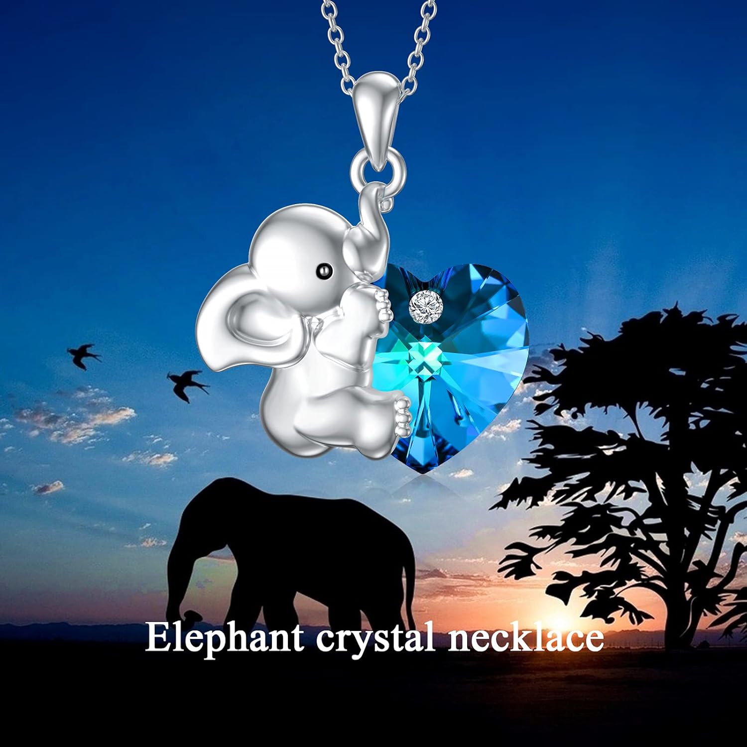 925 Sterling Silver Animal Necklace Elephant/Hummingbird/Horse/Cat/Dog/Fox/Owl Pendant Animal Jewelry Gift for Women - Image 6