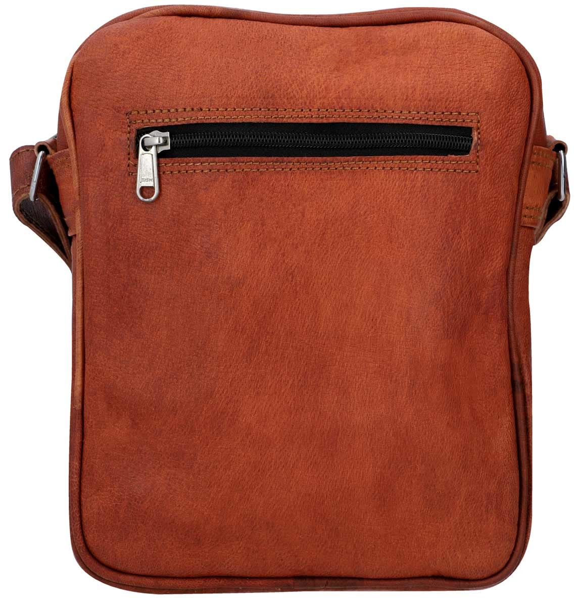 Gusti Leder nature "Frank Bolso College Bandolera Vintage Universidad Clases Oficina Trabajo Carpetas Libros Portátil Retro Unisex Marrón H48