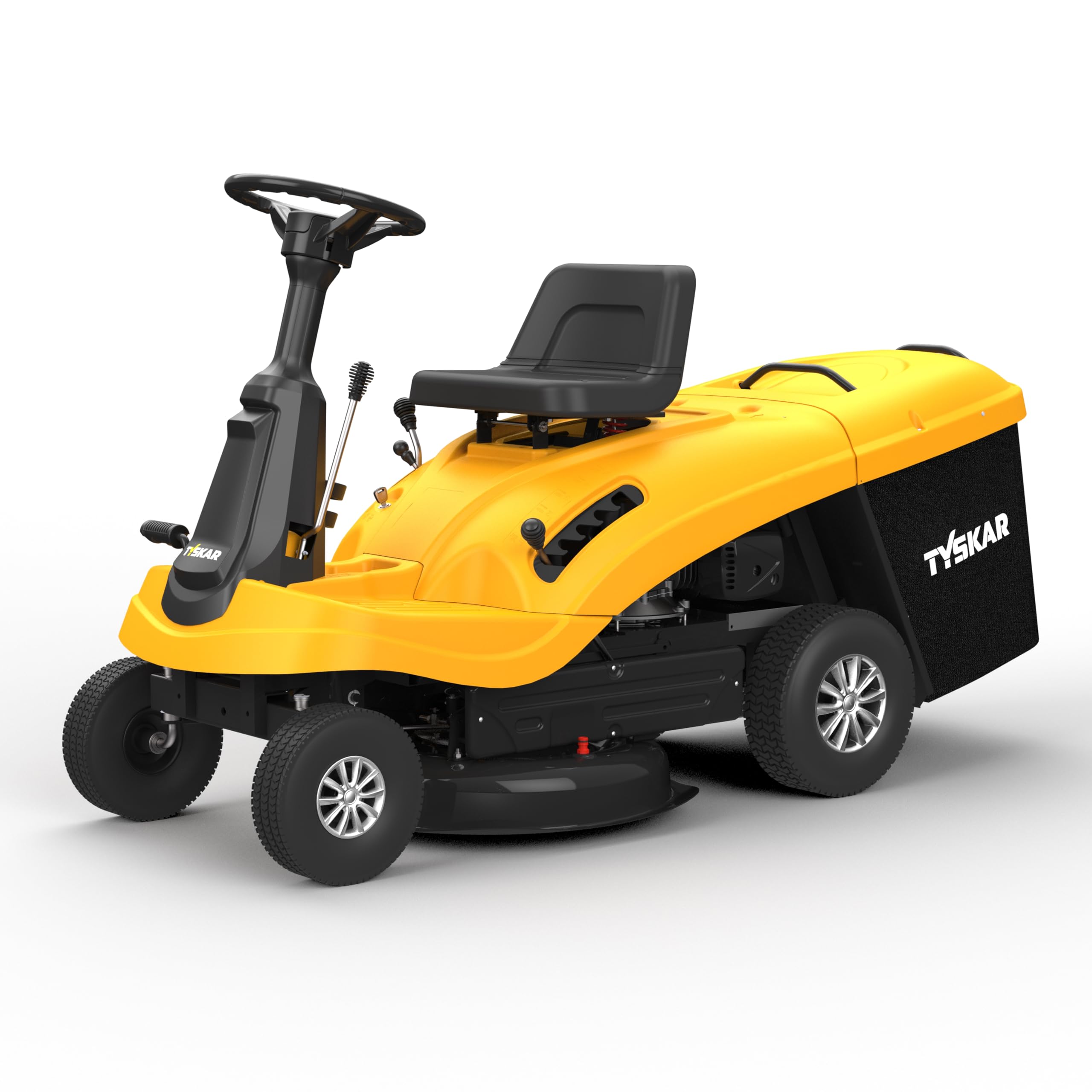 Aufsitzrasenmäher 5IN1 Güde Rasentraktor TAR610PRO 61cm Schnittbreite 6,8 PS 225ccm E-Start +Mulchkit