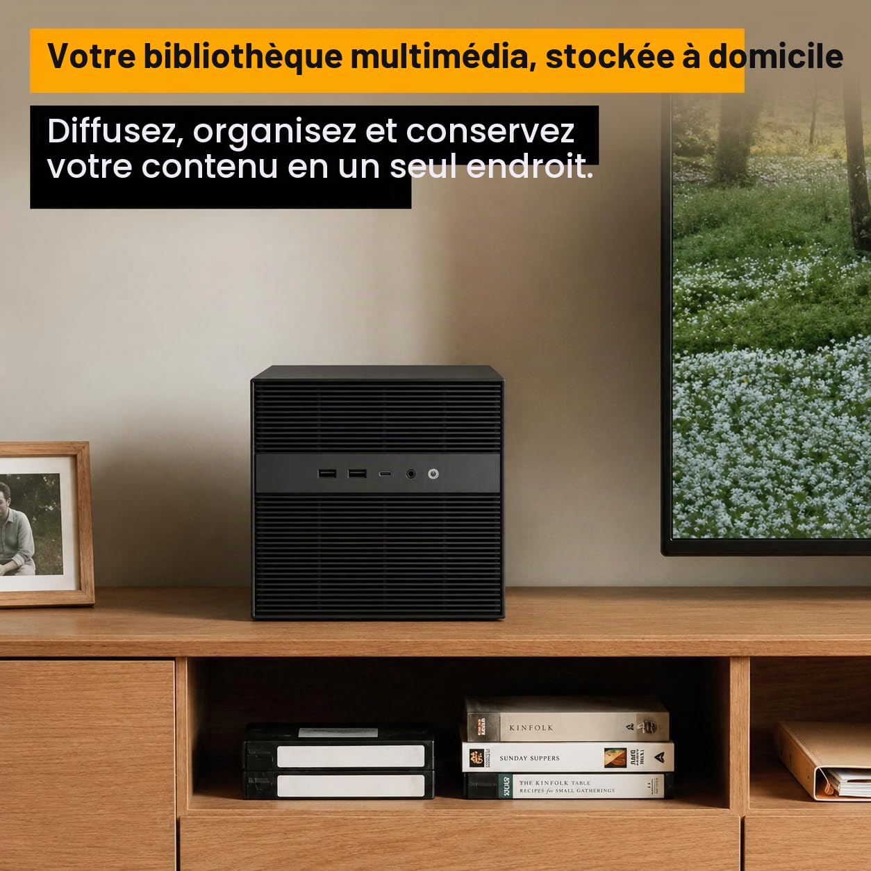 ZimaCube Pro 2 NAS 6 Baies, Intel i5-1235U, 16 Go RAM, SSD 256 Go, 10GbE | Conçu pour Docker, la virtualisation, les laboratoires domestiques et les transferts ultra-rapides en réseau