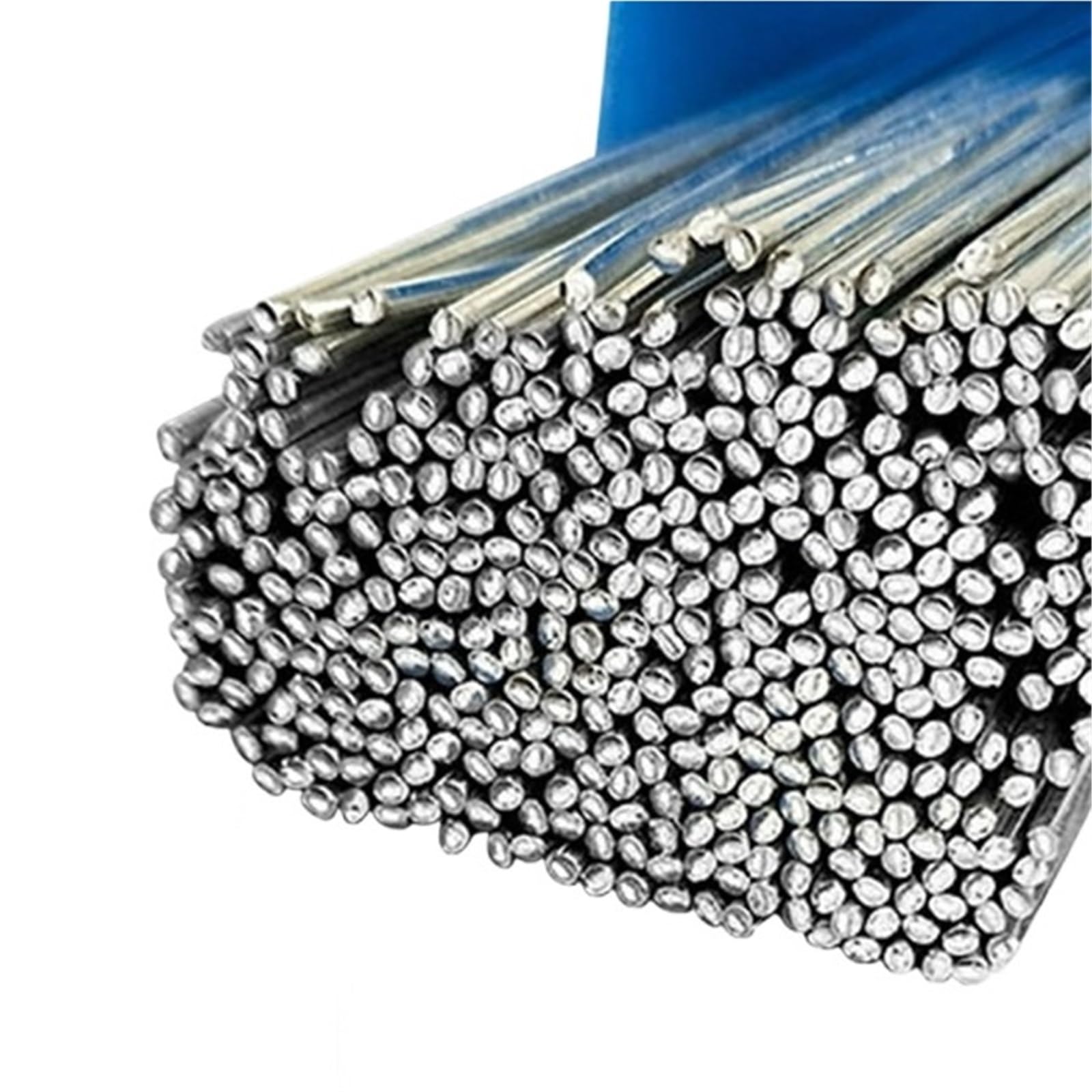 Aluminiowe pręty spawalnicze, 10 szt., niskotemperaturowe, łatwe topienie, aluminium, uniwersalne, srebrne, pręt spawalniczy, bez potrzeby lutowania, 2,0 mm, 33 cm, 40 szt