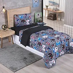 Edredom Solteiro Infantil Dupla Face Play Game 01 Peça