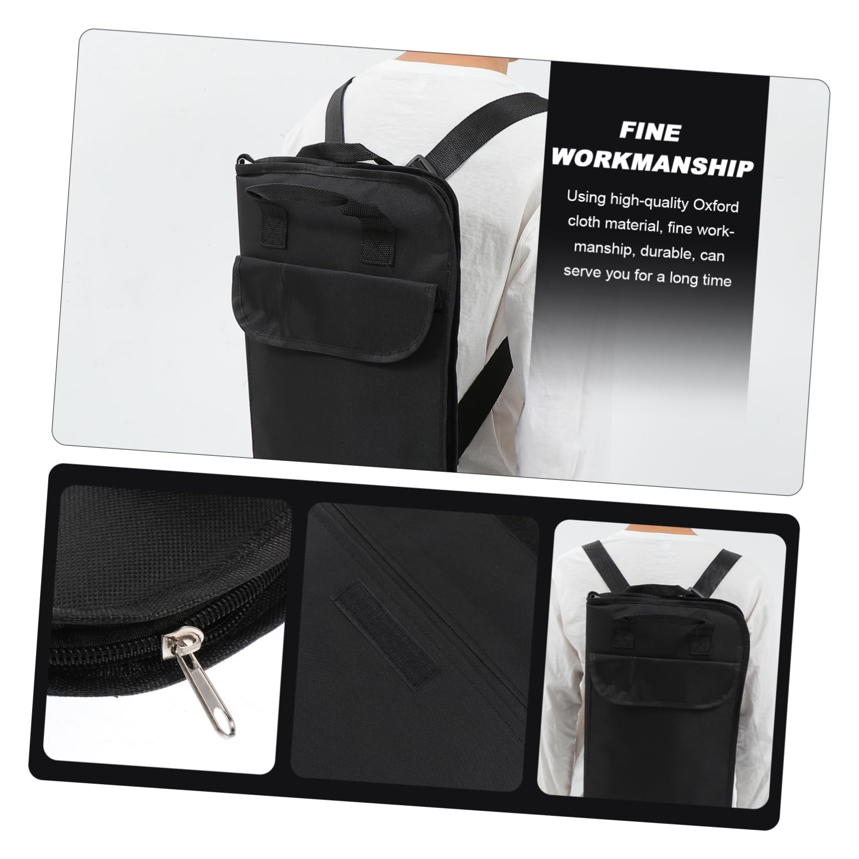 Holibanna 1pc Professional Drumstick Bag Portable Storage Container for Drumsticks Simple Design Style present for Drum Enthusiasts Durable Drum Accessory for Easy Carrying