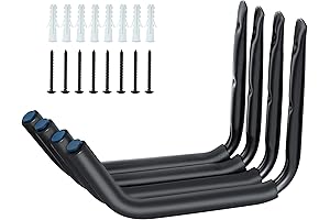 WMK 4-Pack Canoe Storage Hanger for Wall Mounting