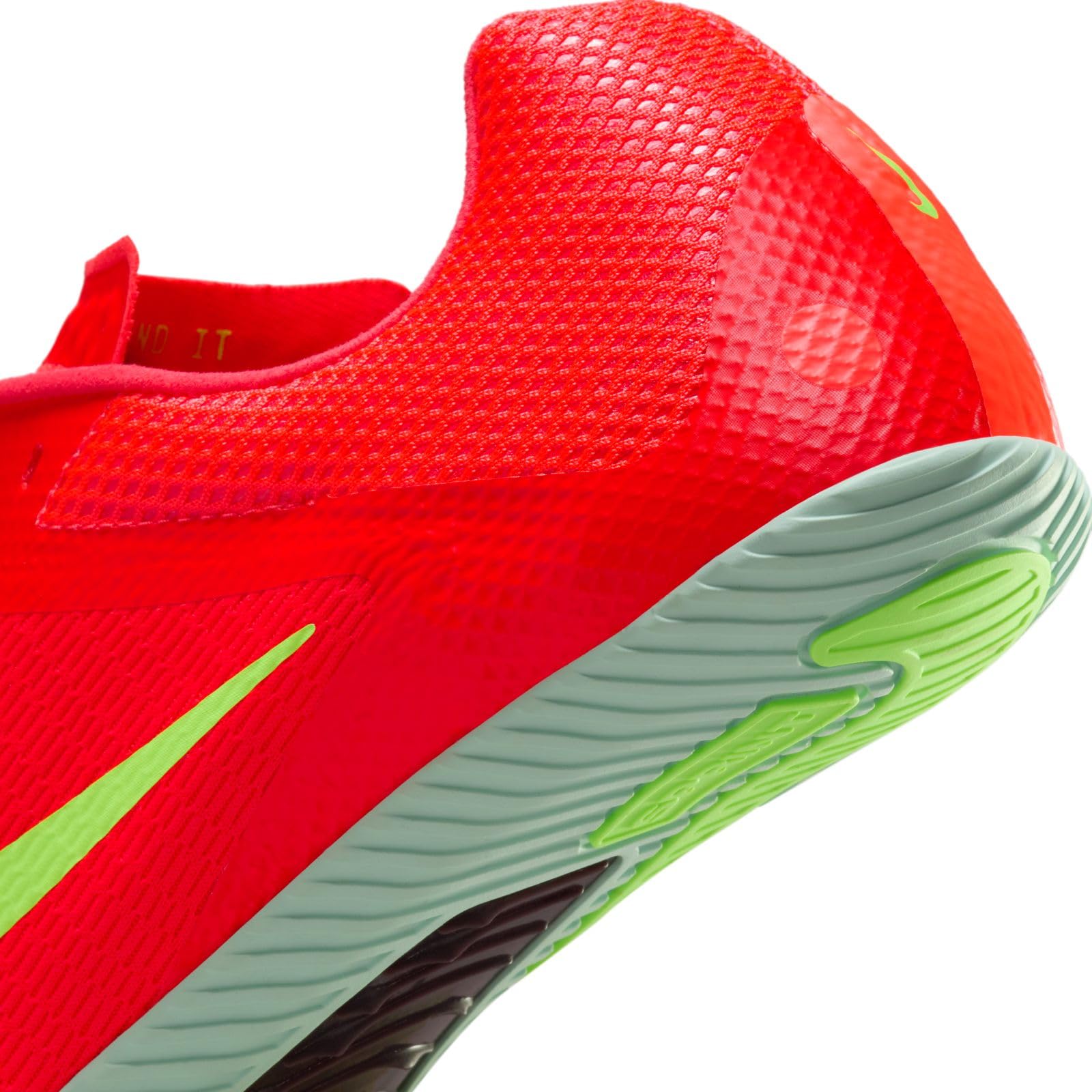 Nike Zoom Rival Track & Field Sprinting Spikes (FZ9663-600, Bright Crimson/Hyper Orange/Lime Blast/Washed Cora) Size 12