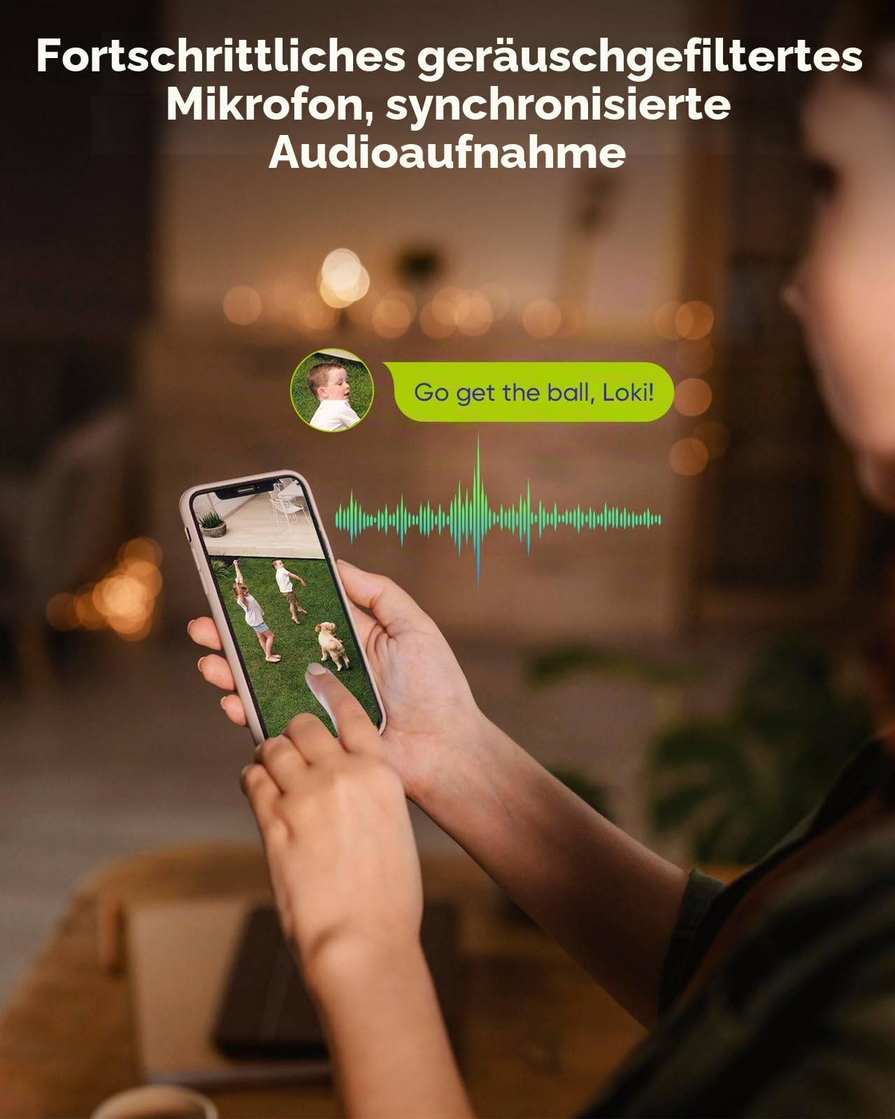 SANNCE PoE 4K Überwachungskamera Aussen – Farbige Nachtsicht 20m | 8MP PoE Kamera Outdoor mit Intelligenter Personen-/Fahrzeugerkennung, Audioaufnahme, IP67 Wasserdicht