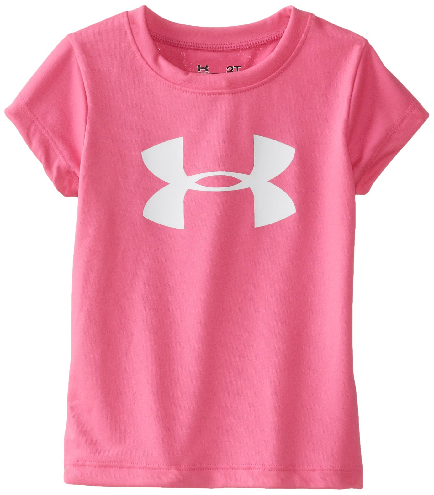 Under Armour Little Girls' Solid Big Logo Short Sleeve Chaos Toddler