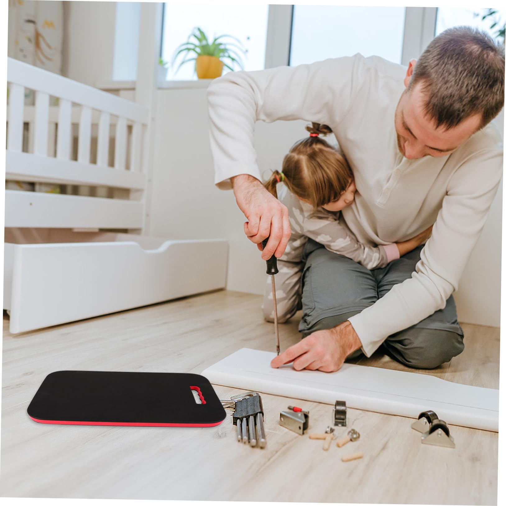 Autoreparatur Kniekissen aus Dickem Schaumstoff mit Griff