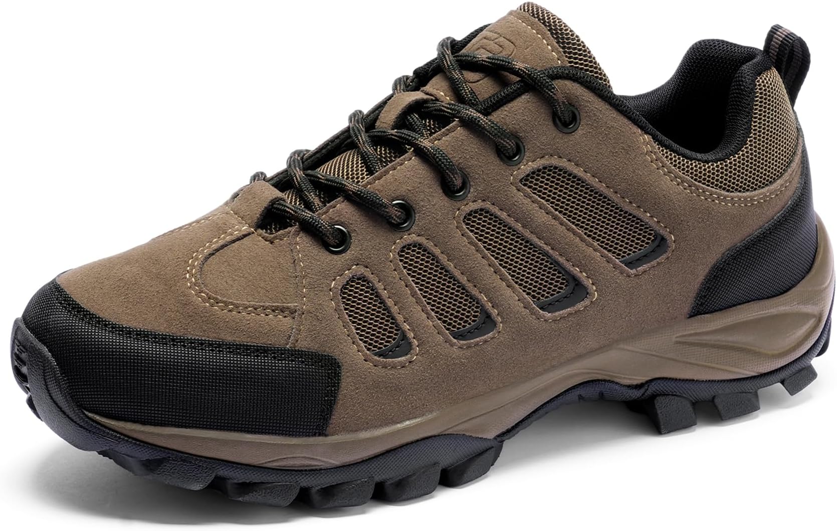 Men's Hiking Shoes Walking Sneakers Outdoor Workout Footwear Non Slip Comfortable Lightweight Breathable Trekking Backpacking Trail Running