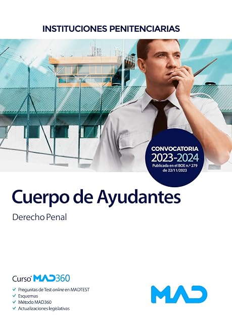 Portada de Cuerpo de Ayudantes de Instituciones Penitenciarias. Derecho Penal