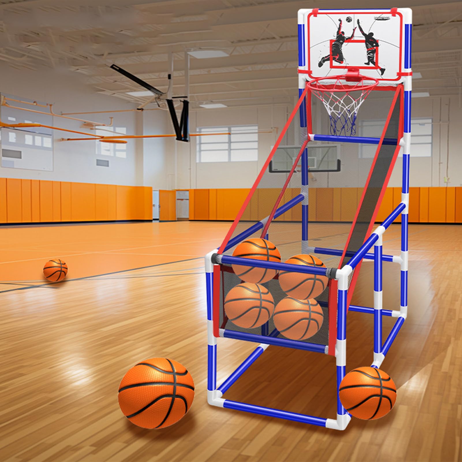 Changor Set Canestro da Basket per Bambini con Regolazione dell'altezza