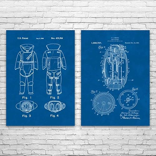 Miniatura 5 de EOD Bomb Squad - Juego de 2 impresiones de patentes (8 x 10), regalo de técnico EOD, arte de aplicación de la ley, regalo de soldado, papel vintage