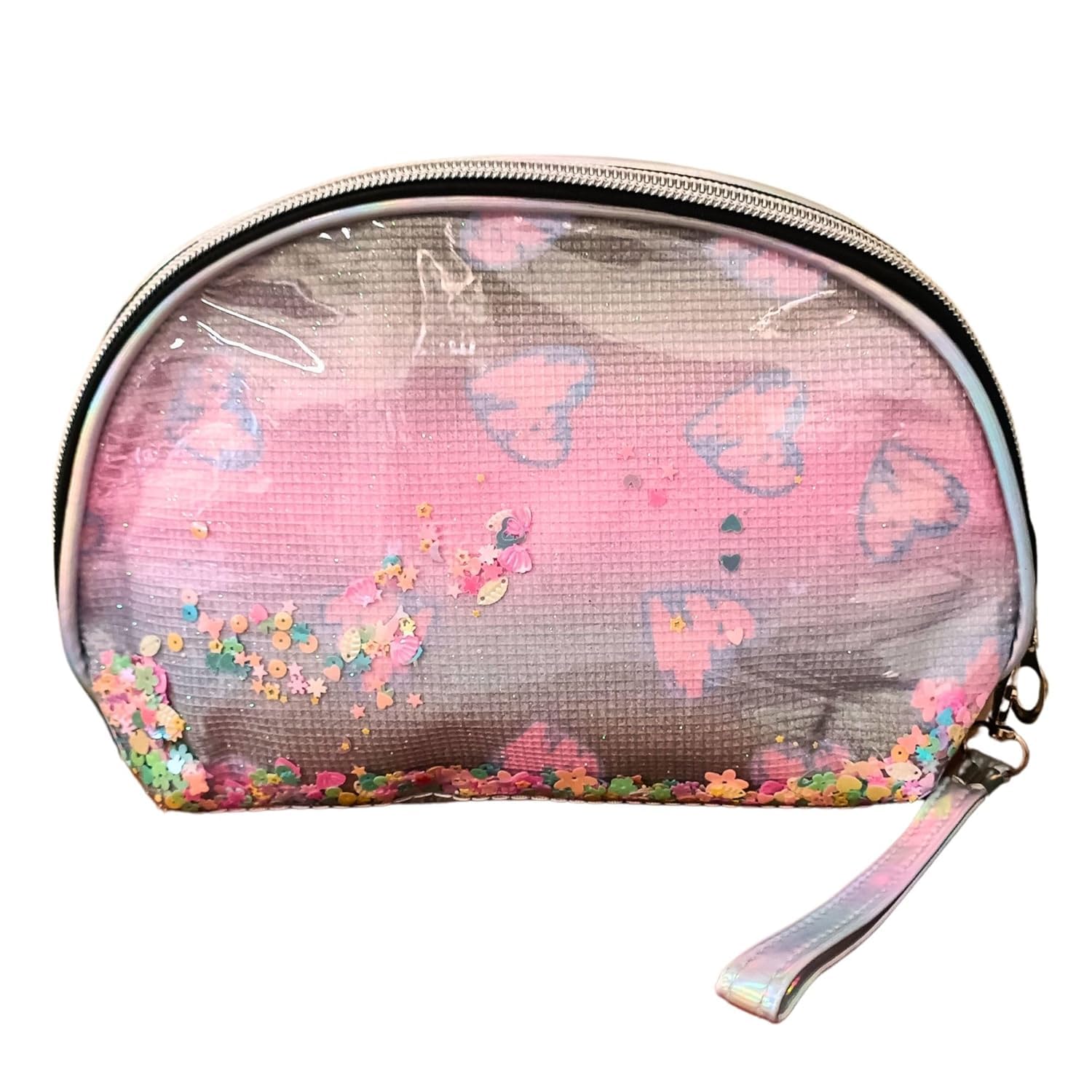 Sequin Makeup Pouch with Detachable Lanyard – Assorted Sparkly Cosmetic Bag for Teens – Stylish Travel Pouch for Makeup Accessories – Birthday Gift for Women & Girls-image-36