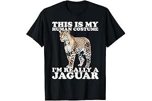 Jaguar Costume | Wild Big Cat Jaguar Jungle Animal Wildlife Costume T-Shirt