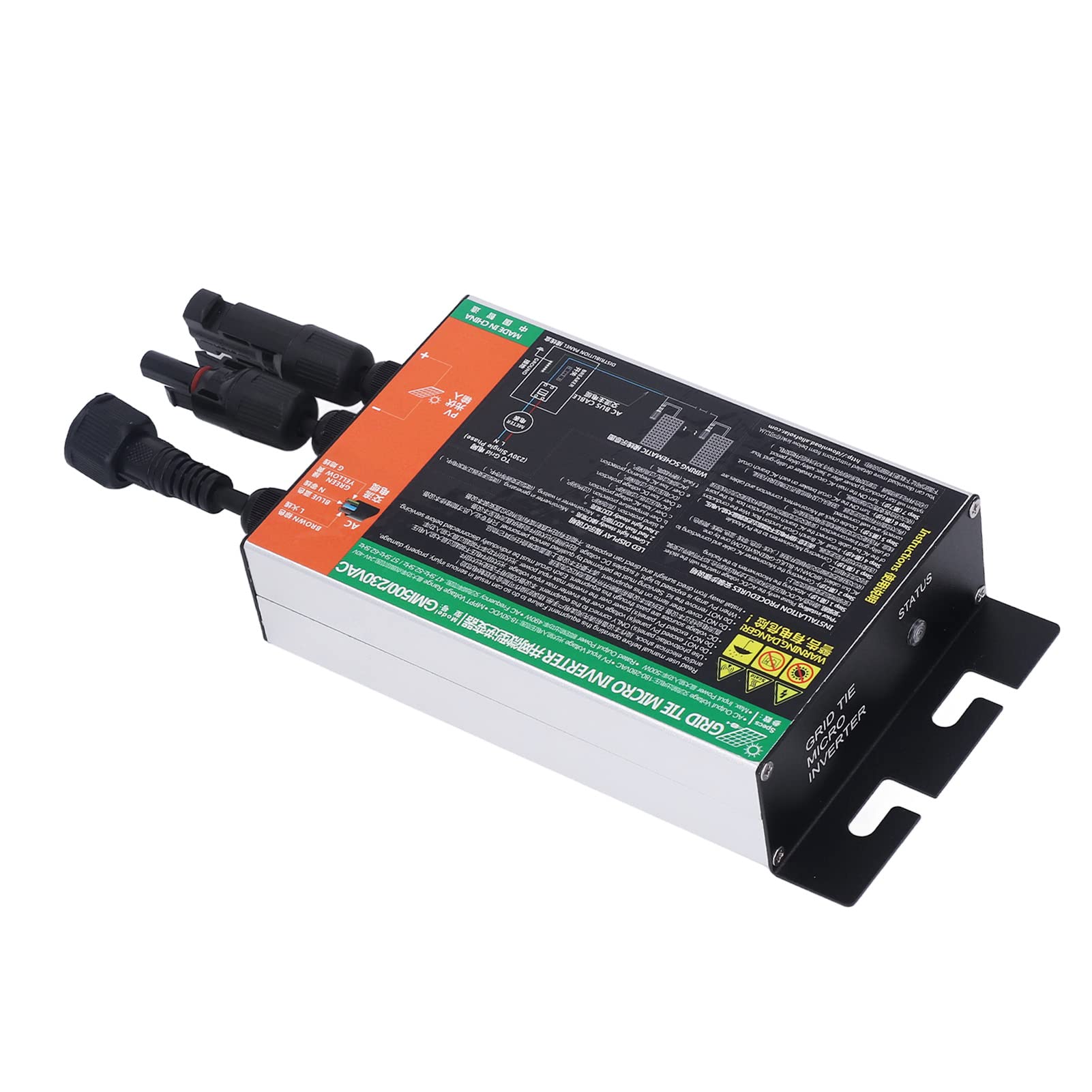 Grid Tie Micro Inwerter MPPT, Czysty Sinus 230V AC, System (500W)