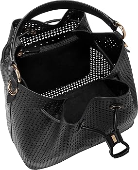 Amazon | Cole Haan Lidia バケットバッグ, ブラックパーフ