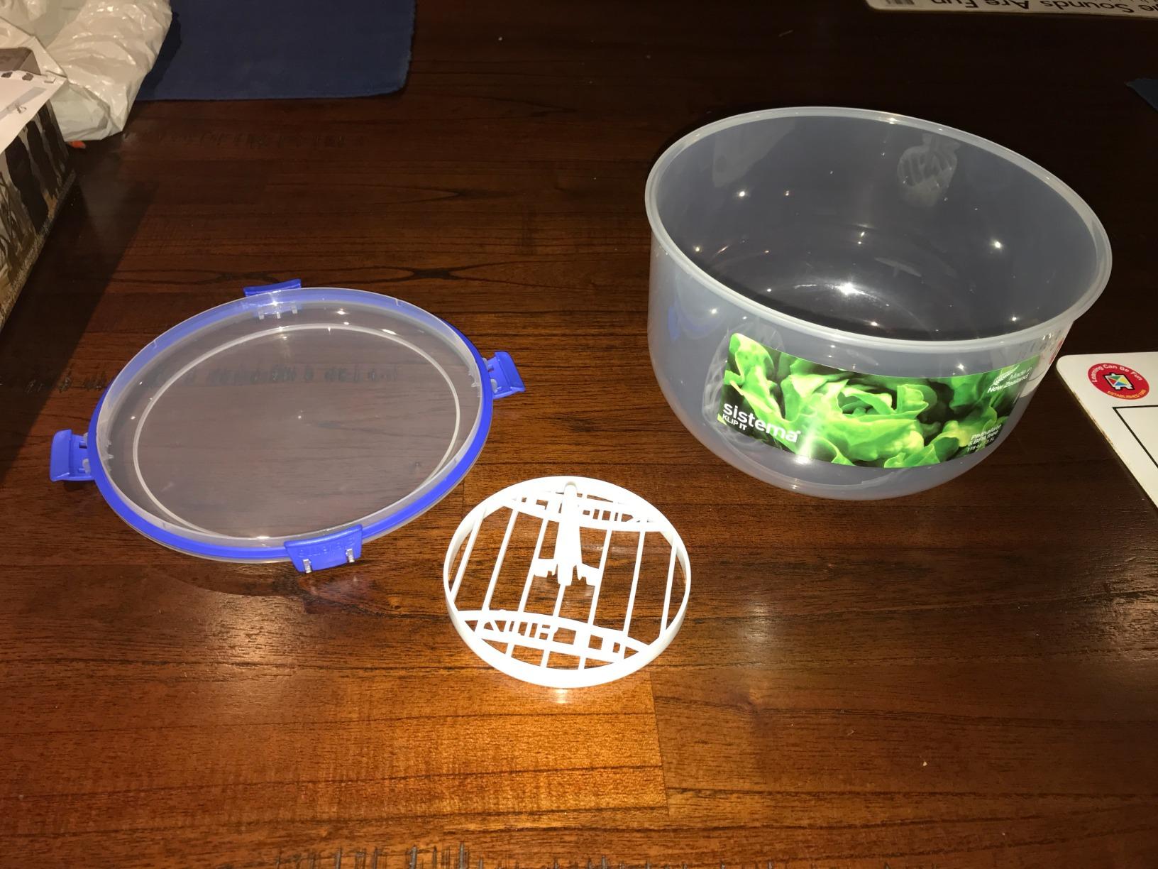 Sistema Klip It 1490 Lettuce Crisper Storage Container, Clear Food