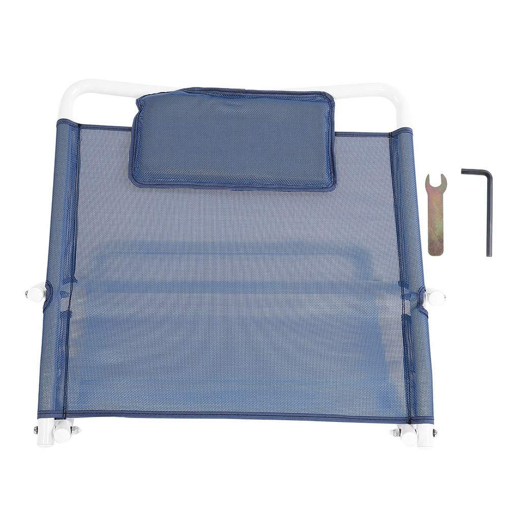 Bed Backrest, Professional Stainless Steel Folding Tubes Situp Disability Aid 5 Positions
