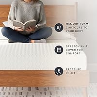 Vista 7 de Signature Design by Ashley - Colchón de espuma viscoelástica tamaño Queen de 12 pulgadas con té verde y gel de carbón