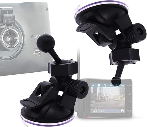 iSaddle Soporte para cámara de tablero Garmin - Soporte de montaje de succión para Garmin Speak Plus Dash Cam Mini 30 35 45 46 55 56 65 W 66 66W