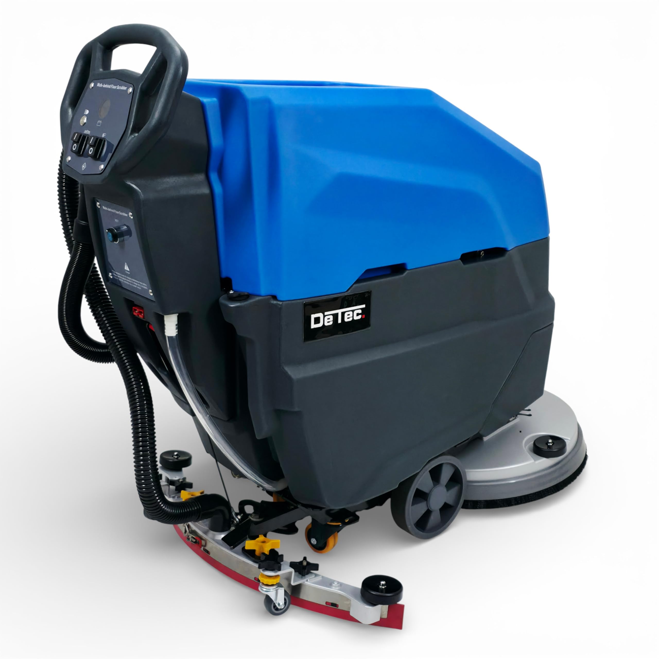 DeTec. DT-FS1 - Máquina de limpieza de suelos con batería de iones de litio de 24 V, ancho de trabajo de 53 cm, limpieza de suelos comerciales, 134 kg, 55 l, depósito de agua fresca