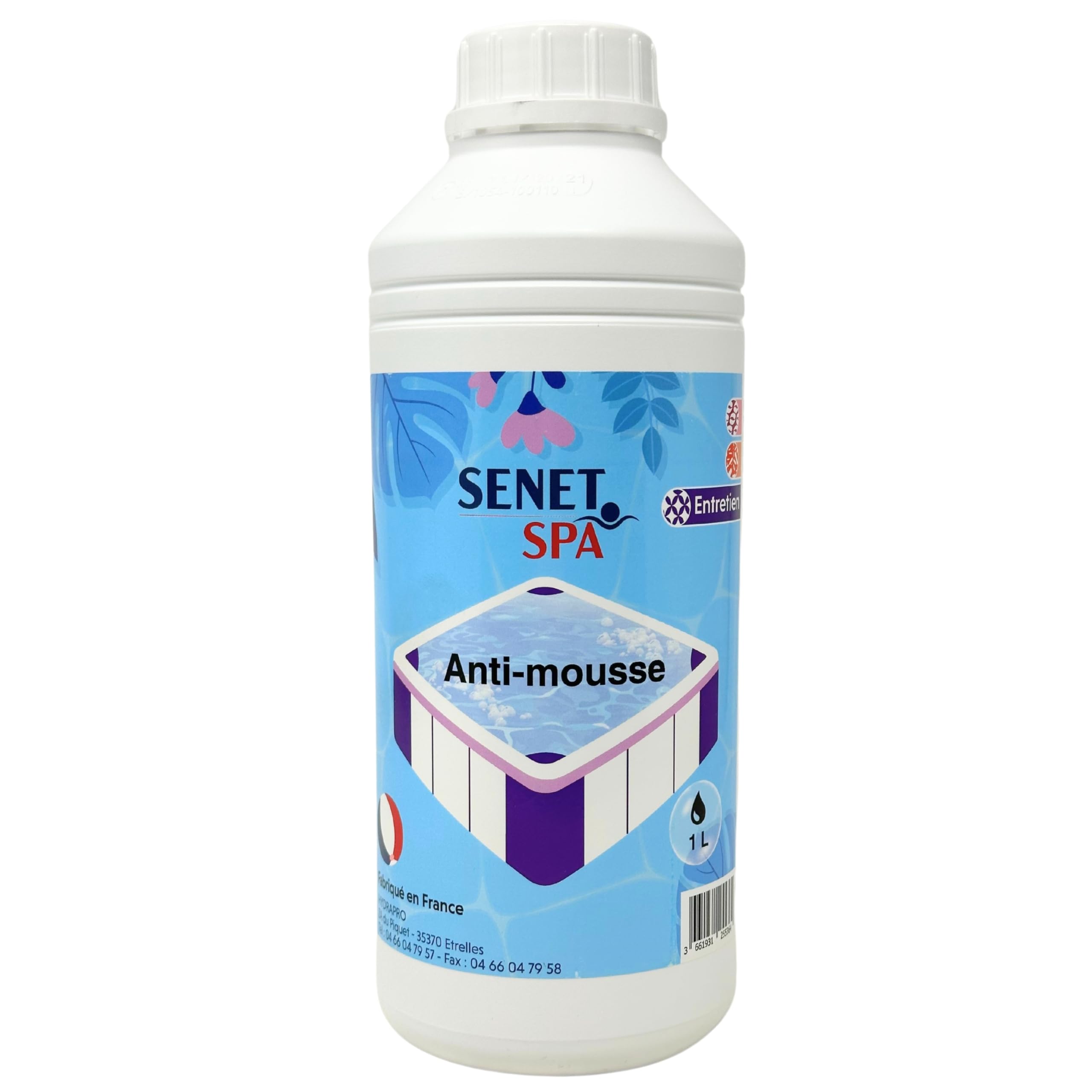 Anti Mousse pour Spa 1L – Élimination Rapide de la Mousse – Fabriqué en France