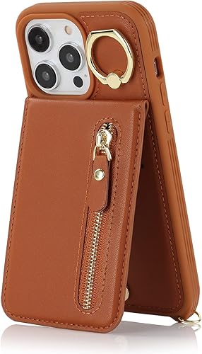 Miniatura 7 de Funda para iPhone 12 Pro Max con tarjetero para mujer, para iPhone 12 Pro Max, funda para teléfono con correa y ranuras para tarjetas de crédito