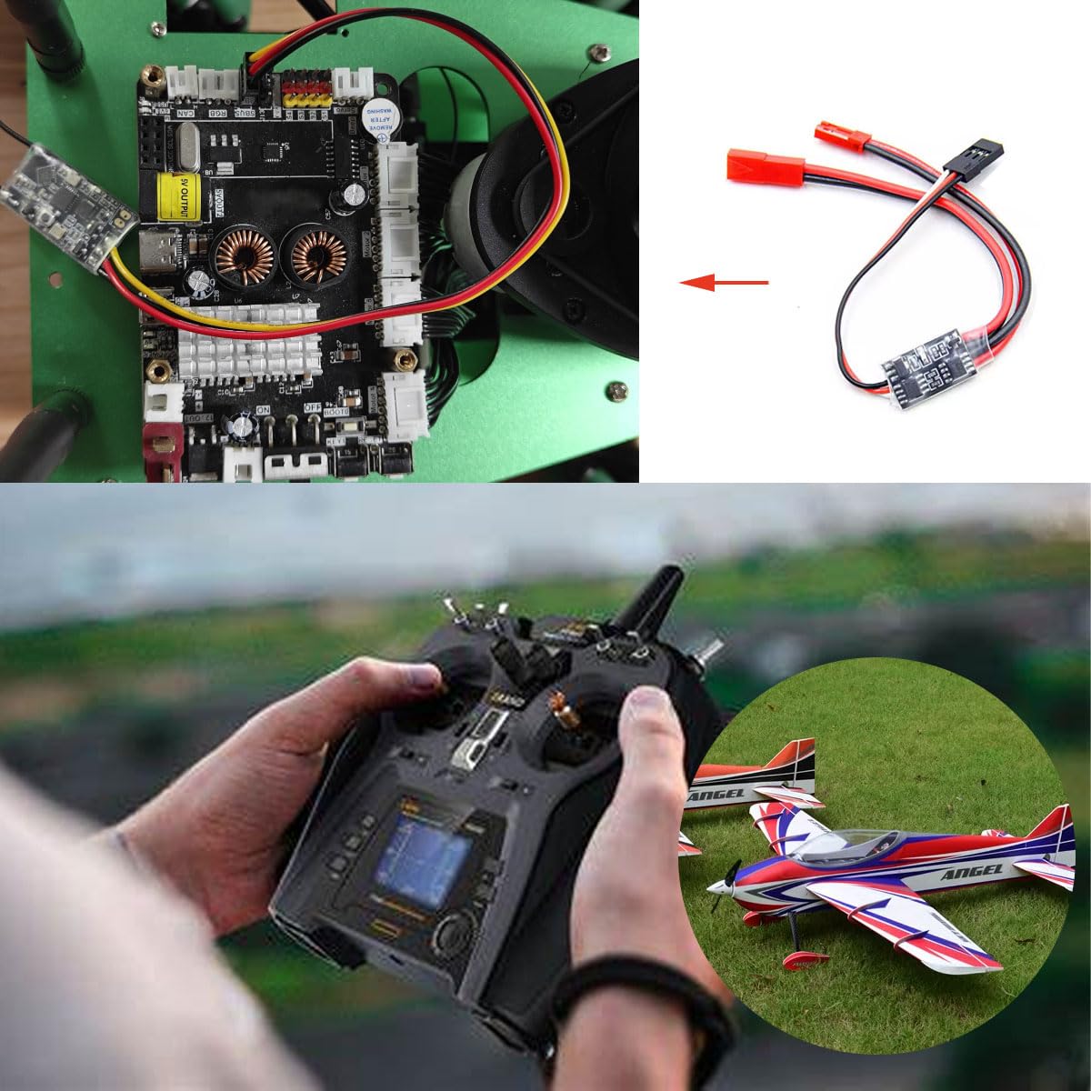 GTIWUNG 2 stuks derde kanaal RC auto schakelaar controller kabel