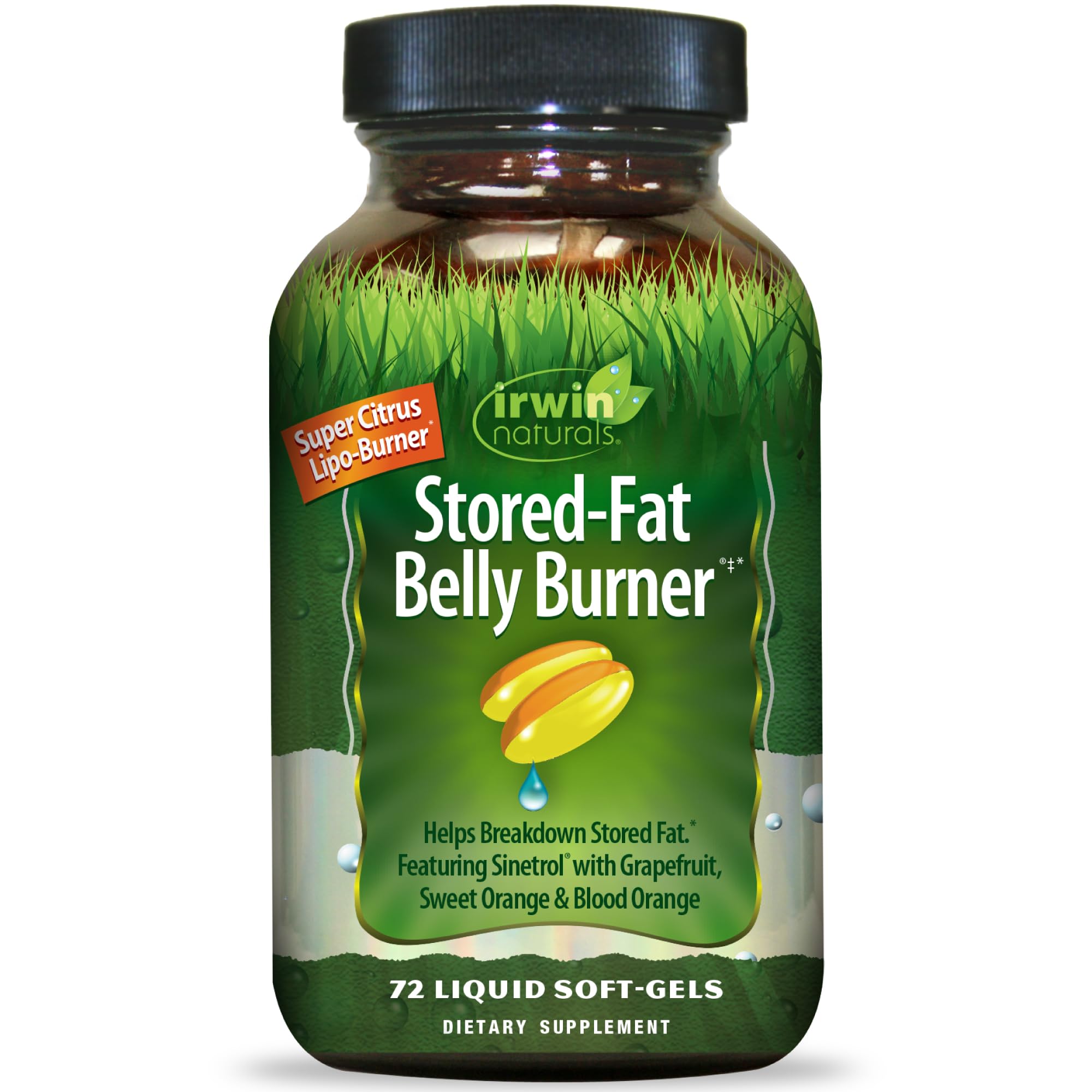 Irwin Naturals Stored-Fat Belly Burner Fat Metabolism | 72 Count 72 Count (Pack of 1)