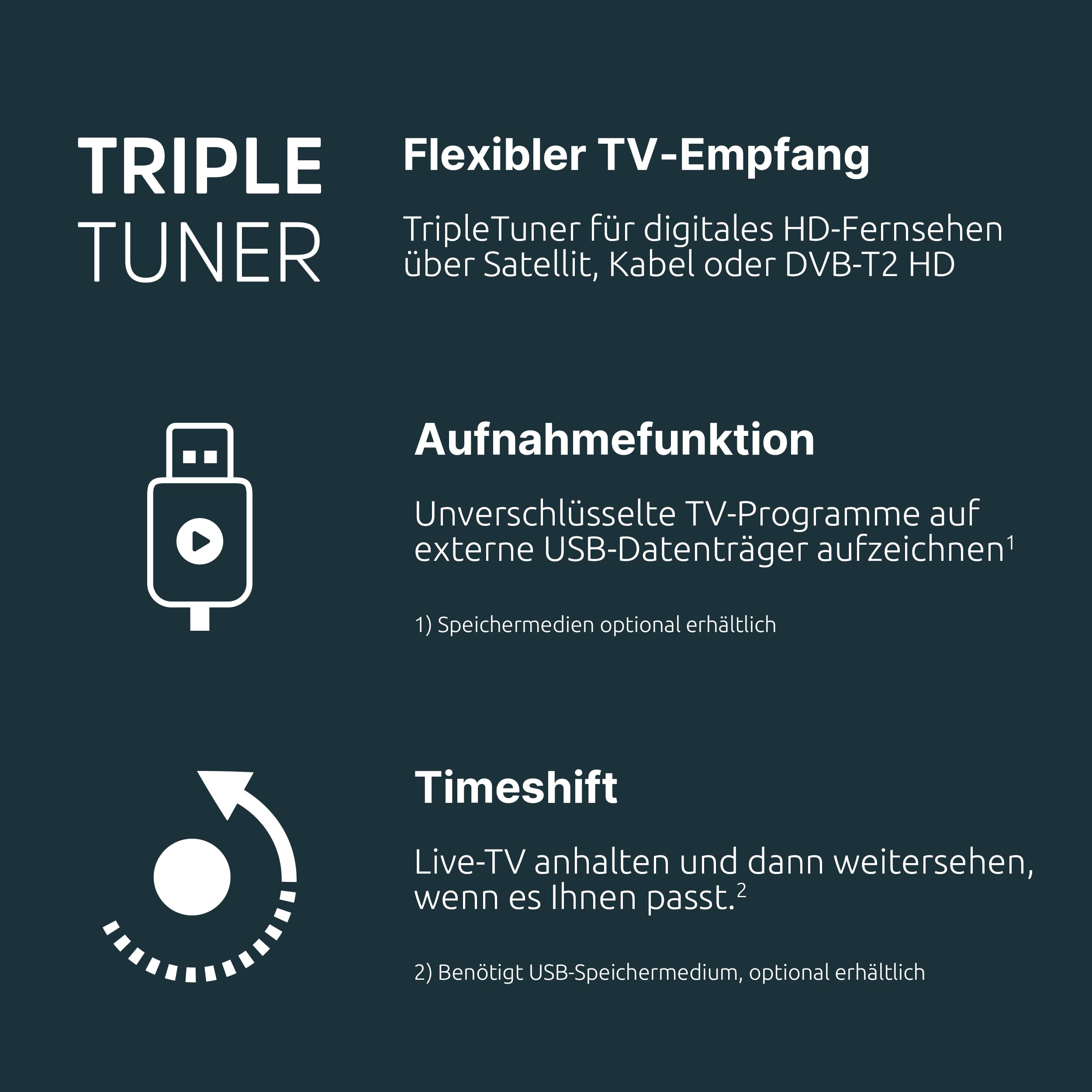 TechniSat TV 65 UHD -/164 cm 4K/UHD Smart Fernseher (Triple Tuner 65 Zoll – Bild 6