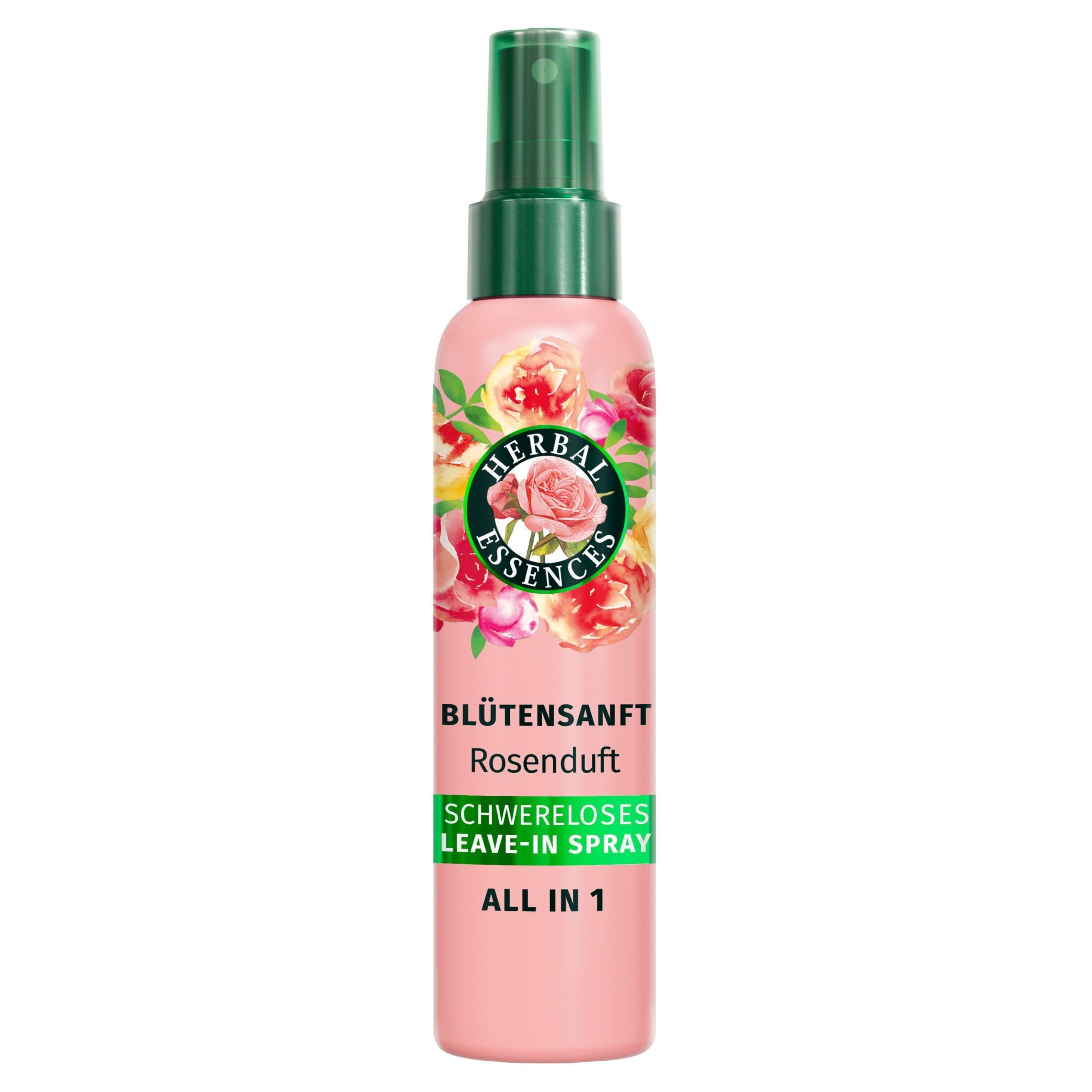 Herbal Essences Schwereloses All In 1 Leave-In Spray mit Rosenduft 145ml Entwirrt, Nährt, Reduziert Frizz, Schützt vor Hitze, Verleiht Glanz