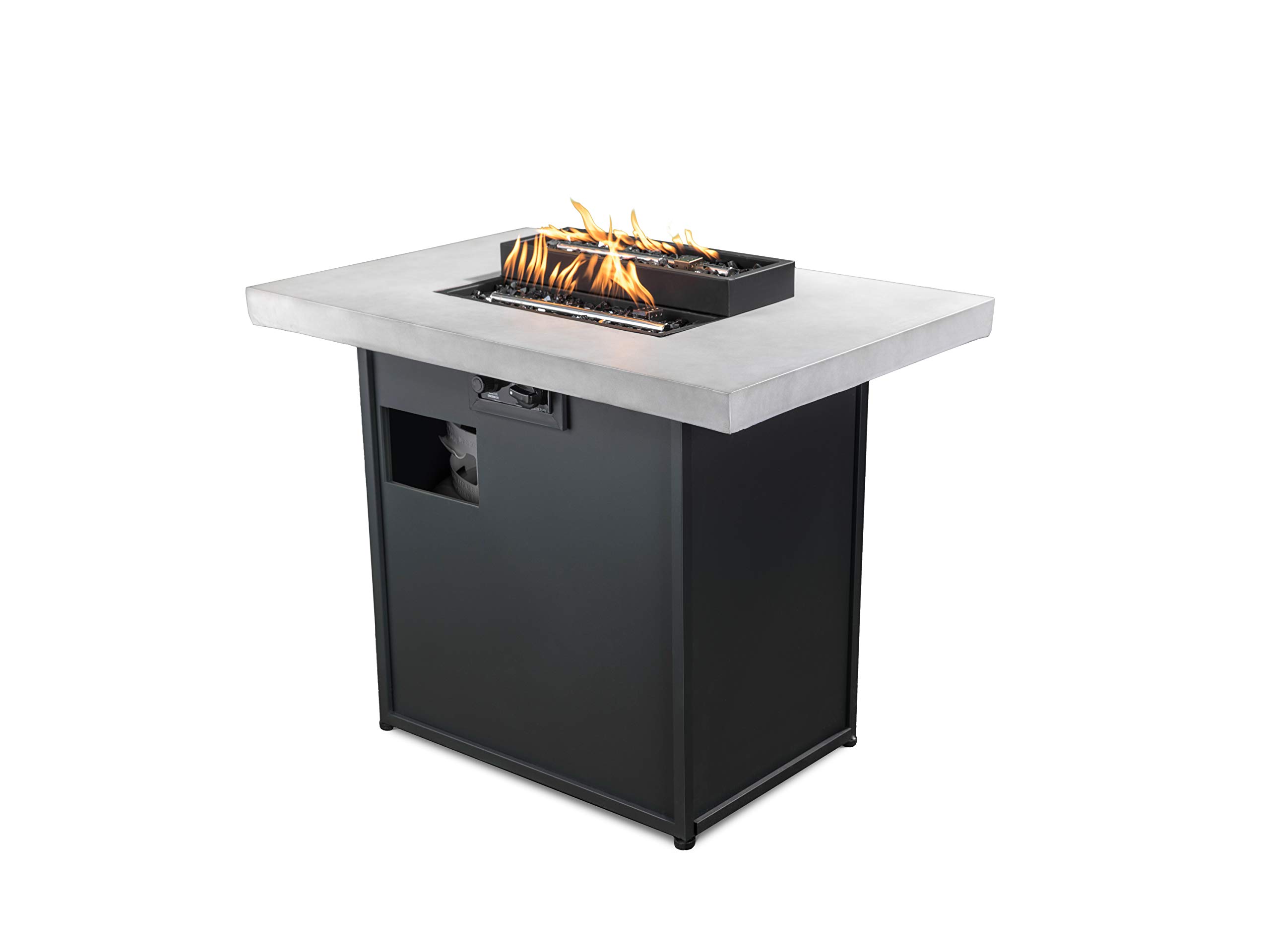 Hanie Design PT203RC MGO Duet Rectangle Fire Table, Grey for sale
