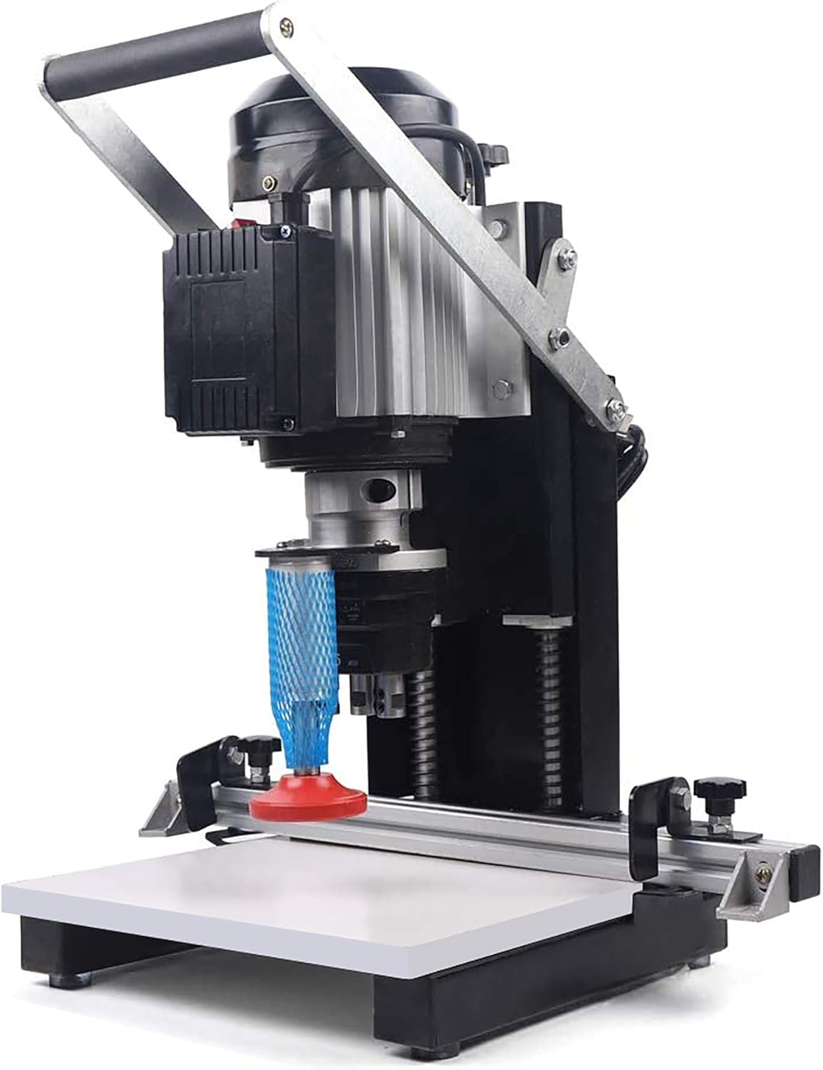 Woodworking Drill Press,1100W 2880rmp/min Portable Hinge Drilling Machine,Depth 0-40mm,Closet Punching Tools Benchtop Drill Press Carpenter DIY Precise Hole Puncher, Drilling Hole Machine