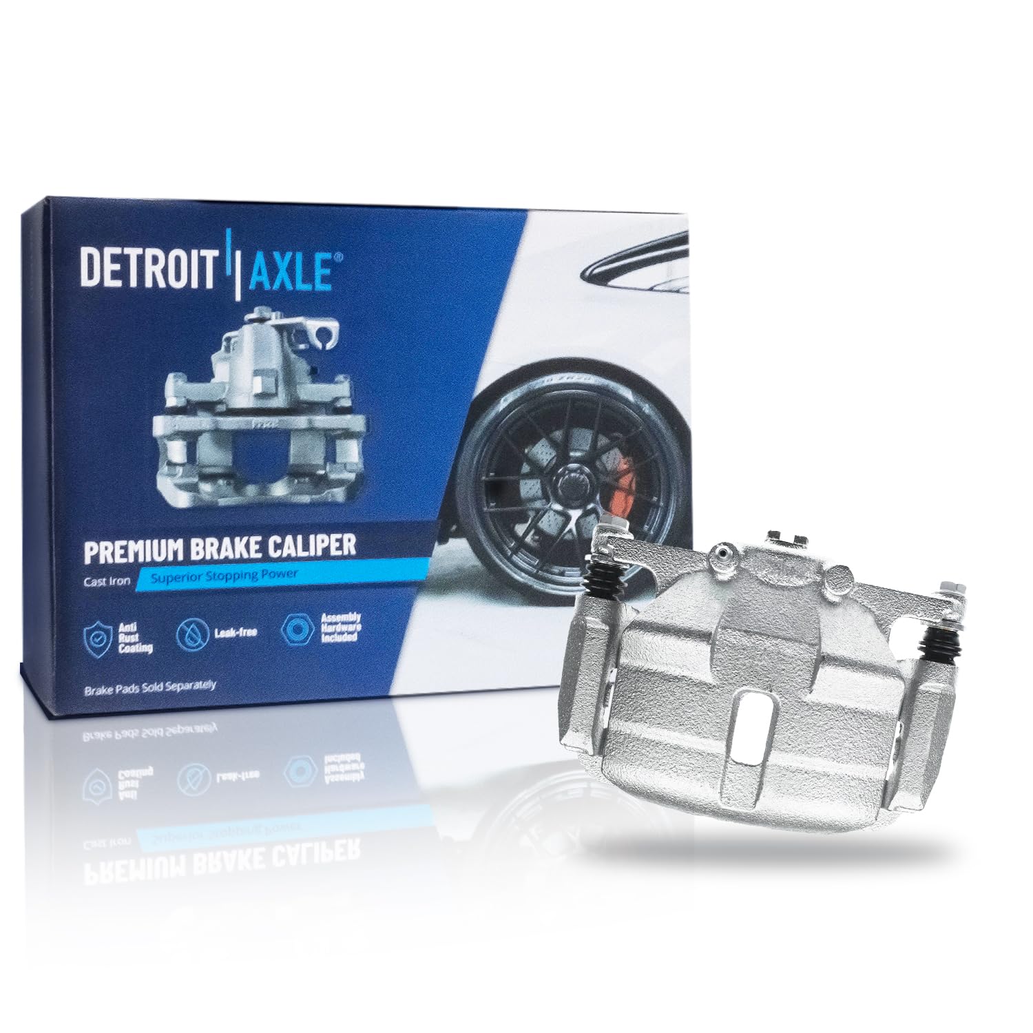 Detroit Axle - Front Right Brake Caliper for 2008-2013 Nissan Rogue