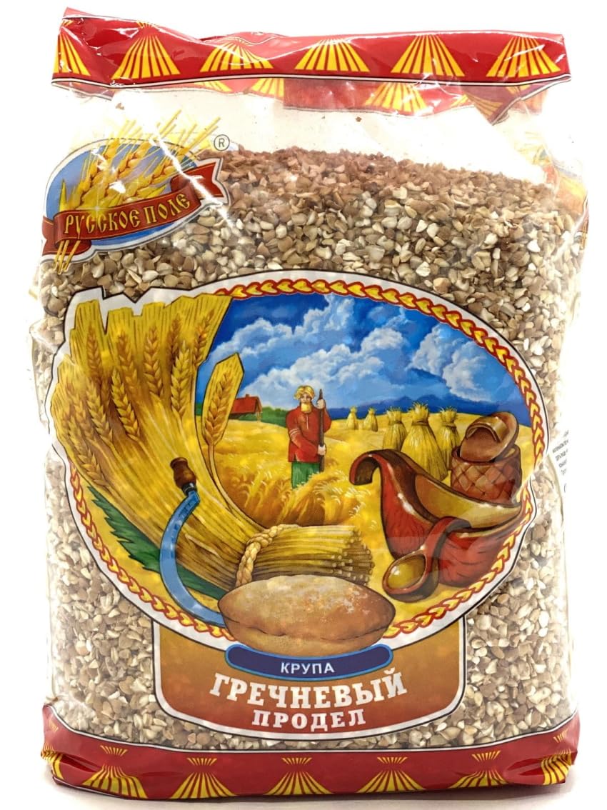 Russkoe Pole Buckwheat, Crushed (Prodel) 750g/26.4 OZ. Pack of 1