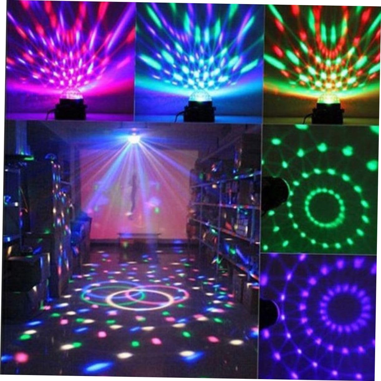 2 Lampade LED Ricaricabili Hemobllo - Luci Colorate Con Controllo Vocale Per Feste - Foto 3