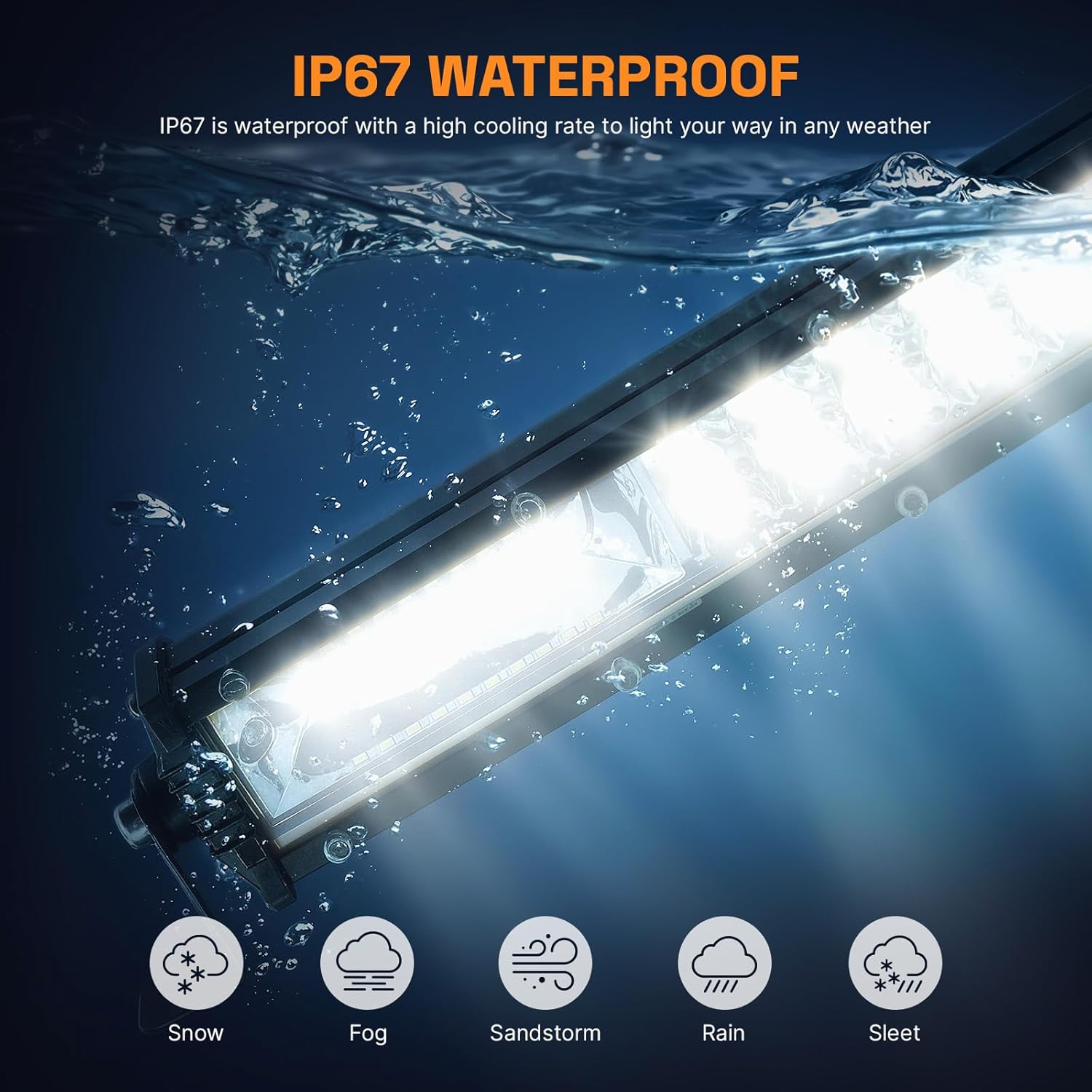 LED Light Bar Kit - 2PCS 32 Inch 300W Light Bar, 4PCS 4 Inch 60W Led Pod Lights with 2 PCS Wiring Harness Led Work Lights for Truck UTV SUV ATV RV Golf Tractor Cart Boat