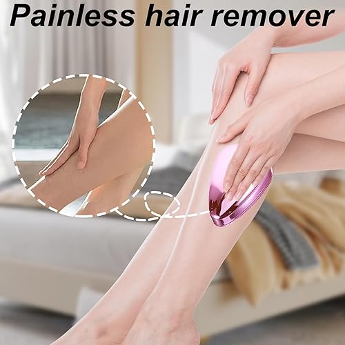 Miniatura 6 de YMCHE-WP01 - Borrador de pelo de cristal, reutilizable, para mujeres y hombres, herramienta mágica de depilación sin dolor, removedor de pelo suave