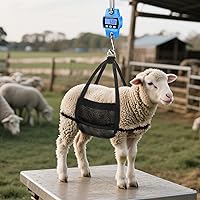 Vista 15 de RoMech Báscula digital para colgar de 1100 libras con funda de aluminio fundido, mini balanza de mano de 1,102.3 lbs con ganchos para caza en granja