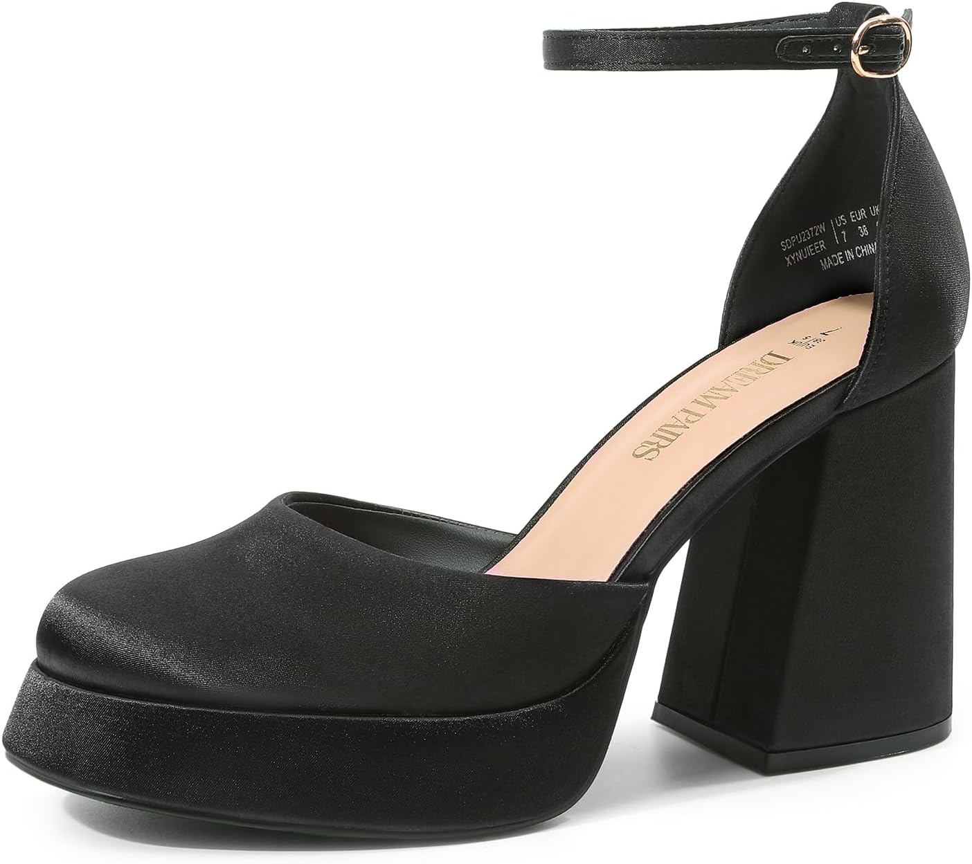 DREAM PAIRS Womens Chunky Platform High Heels Closed Pakistan Ubuy