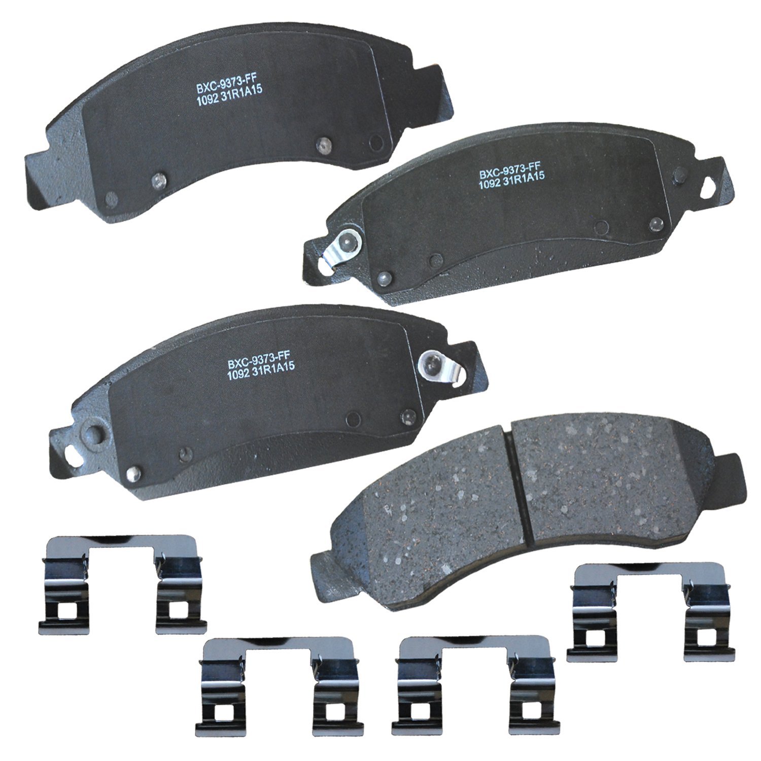 Bendix Premium SBC1092 Ceramic Front Brake Pads for Select Models Cadillac Escalade, Escalade ESV, EXT, Chevrolet Avalanche, Silverado 1500, 1500 Classic, Suburban Tahoe, GMC Sierra Yukon, Yukon XL