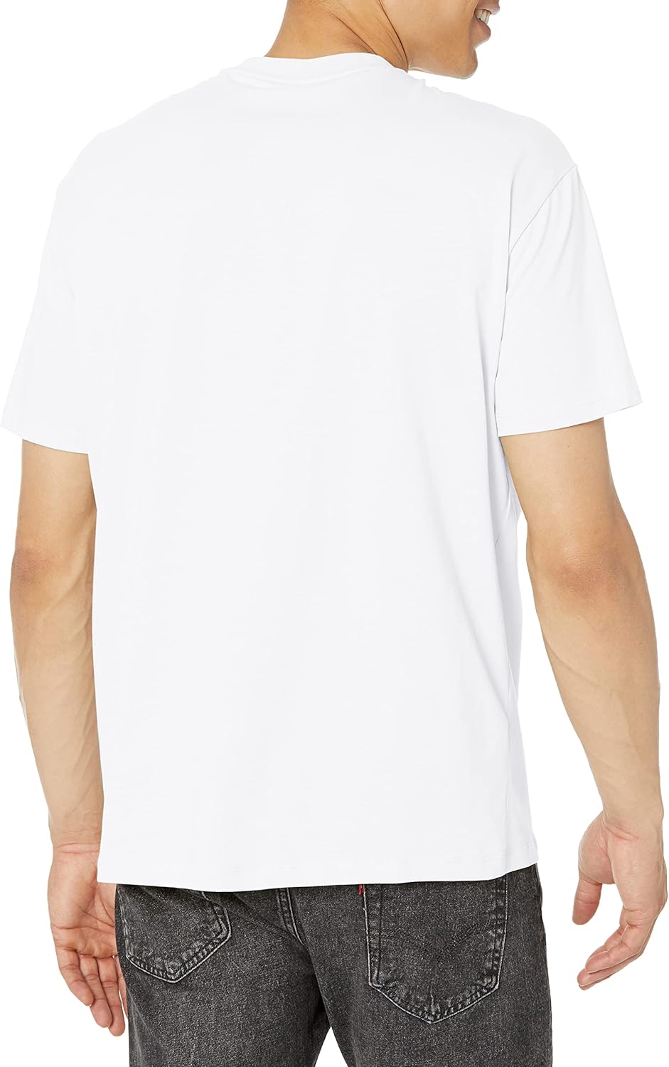 Armani Exchange Men's Overlap Chest Logo Tee