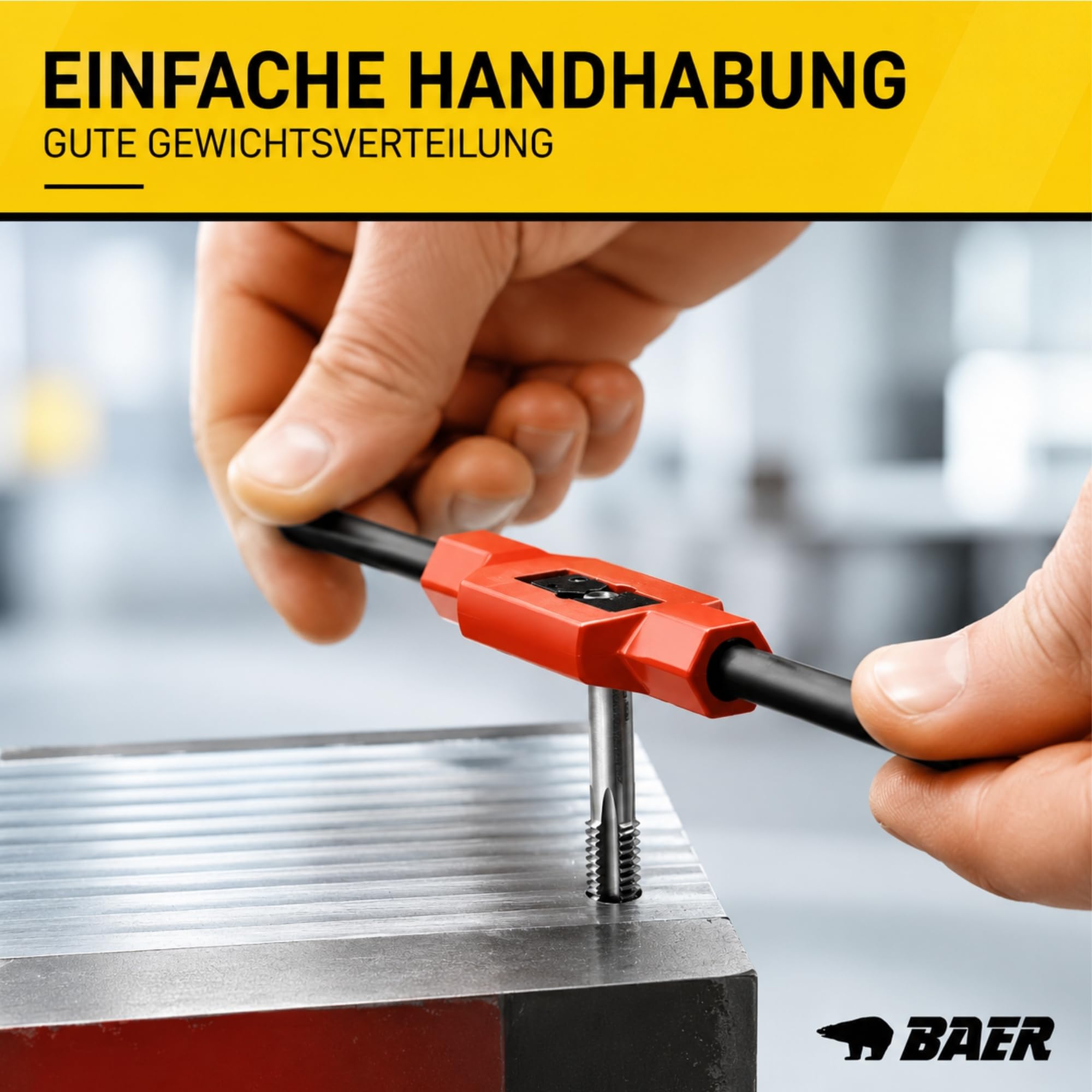 Baer Tourne-à-gauche pro réglable Taille 4 | M 11-27 | 7/16-1" | G 1/4-3/4