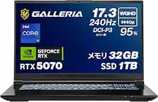 ガレリア XL7C-R45 i7 RTX4050 32GB 500GB Amazon.co.jp: ガレリア クリエイターノートPC GALLERIA ZL9C