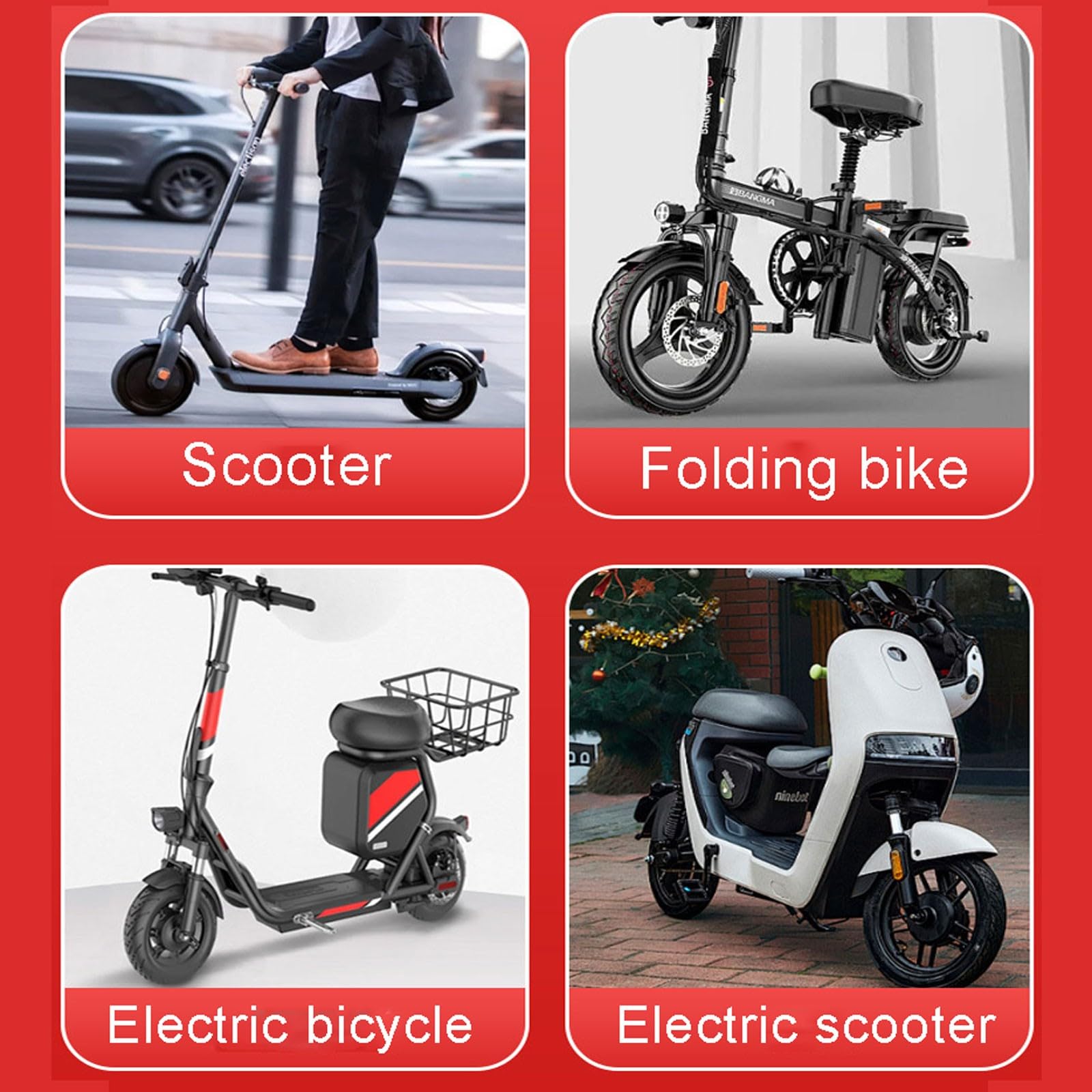 Batterie de vélo électrique 36V Batterie au Lithium 6Ah 10S2P Longue autonomie avec Chargeur et BMS Convient aux trottinettes et draisiennes électriques 36V 6Ah,3lines+DC