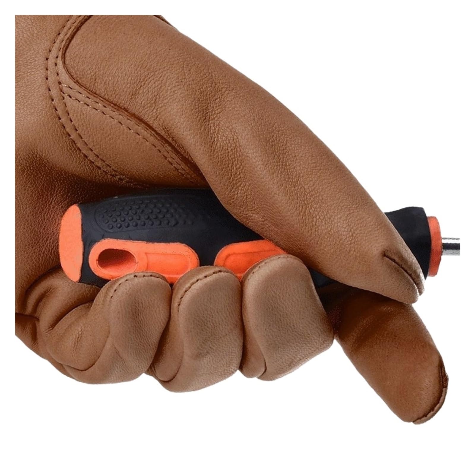 Guantes de jardinería de cuero de tubo largo for poda, varios tamaños(Medium)