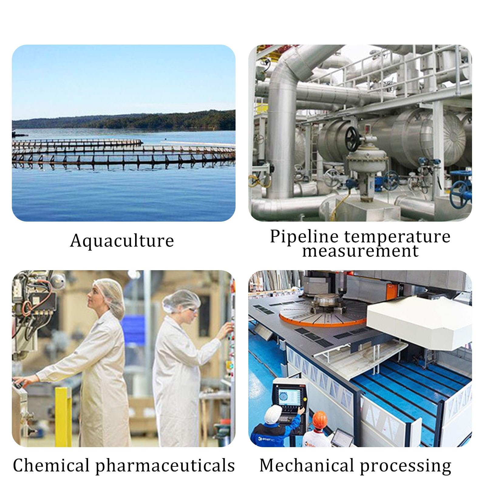 Termometro Digitale per Caldaia Industriale Ad Alta Temperatura Personalizzabile, Termometro A Pressione, Filo Indicatore Temperatura Acqua Industriale Caldaia con Sonda(Size:0-100° 20m)